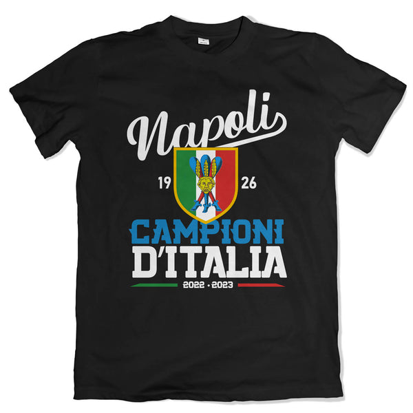 T-shirt Napoli Campioni - Scudetto 2023 - Black